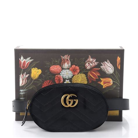 gucci velvet gg bag|gucci marmont belt bag velvet.